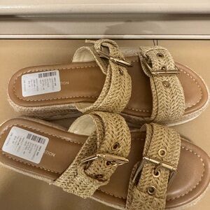 BCBGeneration Beige Espadrille Sandals